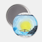 Aimant Pont Golden Gate (Recto/Verso)