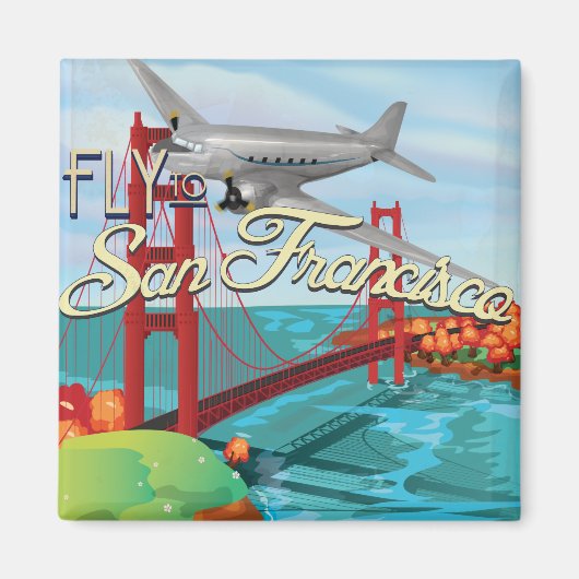 Aimant Pont Golden Gate de San Francisco (Devant)