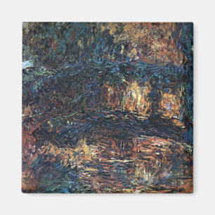 Aimant Pont japonais par Claude Monet, Beaux-Arts Vintage