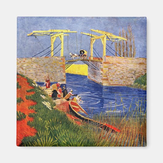 Aimant Pont Langlois à Arles par Vincent van Gogh (Devant)