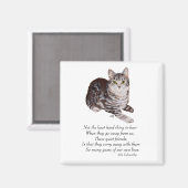 Aimant Pont Rainbow Tabby Cat (Recto/Verso)