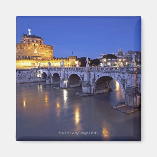 Aimant Pont Sant Angelo et Castel Sant Angelo à (Devant)