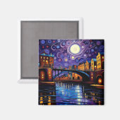 Aimant Pont sous le clair de lune 1 (Recto/Verso)