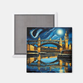 Aimant Pont sous le clair de lune 2 (Recto/Verso)