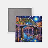Aimant Pont sous le clair de lune 5 (Recto/Verso)