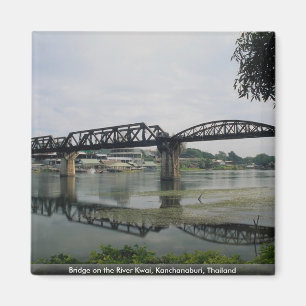Aimant Pont sur la rivière Kwai, Kanchanaburi, Thaïland