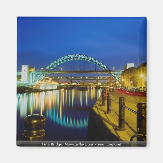Aimant Pont Tyne, Newcastle-Upon-Tyne, Angleterre (Devant)