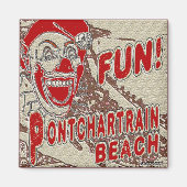 Aimant Pontchartrain Beach Fun Clown (Devant)