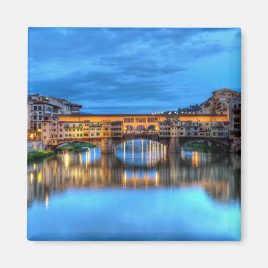 Aimant Ponte vecchio pont à Florence, Italie (Devant)