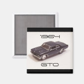 Aimant Pontiac GTO 1964 (Recto/Verso)