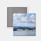 Aimant Ponts bleu rythme (Recto/Verso)
