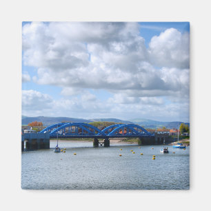 Aimant Ponts bleu rythme