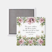 Aimant Pony rose Bible chrétienne vers Inspiration (Recto/Verso)