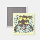 Aimant Poo de singes par Mudge Studios (Recto/Verso)