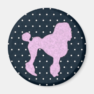 Aimant Poodle à points Polka