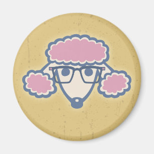 Aimant Poodle Nerd