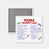 Aimant POODLE, propriété Lois 2 (Recto/Verso)