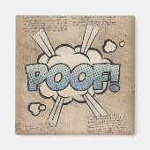 Aimant POOF ! Vintage Comic Book (Devant)