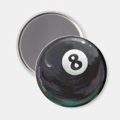 Aimant Pool 8 Ball Art (Recto/Verso)