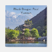Aimant Pool de dragons noirs - Yunnan, Chine (Devant)
