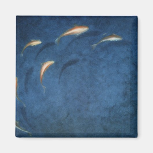 Aimant Pool de poissons rouges (Devant)