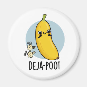 Aimant Poot de deja Funny Banana Double Pun de panier