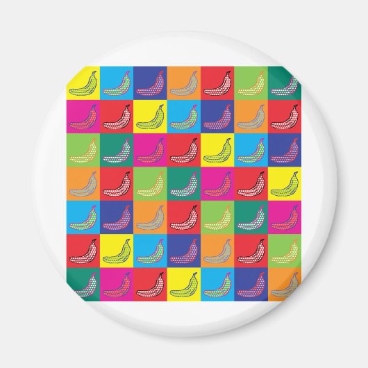 Aimant Pop Art Banana (Devant)