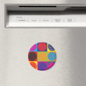 Aimant Pop Art du contrôle de la circulation aérienne (In Situ (Lave-vaisselle))