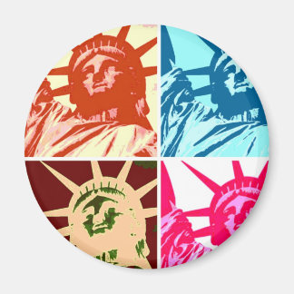 Aimant Pop Art Lady Liberty New York City