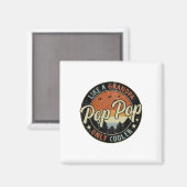 Aimant Pop Pop Comme Un Grand-Père Seulement Glacière Vin (Recto/Verso)