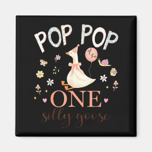 Aimant Pop pop de la fille du premier anniversaire de la