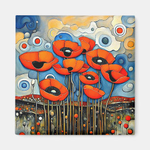 Aimant Poppies gigantesques 1