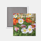 Aimant Poppy d'Islande (Recto/Verso)