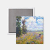Aimant Poppy Field, Argenteuil, 1875 Claude Monet (Recto/Verso)