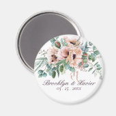 Aimant Poppy Radiance Wedding Favor (Recto/Verso)