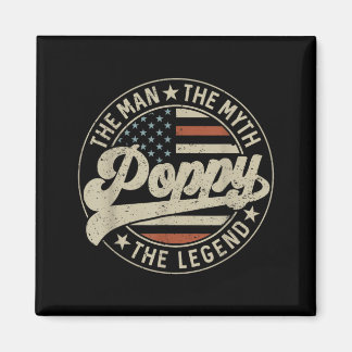Aimant Poppy The One And Only The Legend Flag Fathers Day