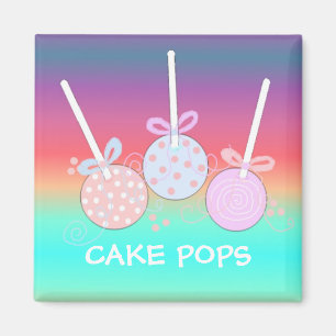 Aimant Pops de gâteau lumineux et joyeux