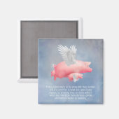 Aimant Porcelets volants (Recto/Verso)