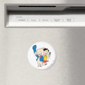 Aimant Porky Pig and Petunia (In Situ (Lave-vaisselle))
