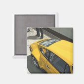 Aimant Porsche 911 (Recto/Verso)