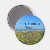 Aimant Port Aransas Texas Beach Grass Photographie (Recto/Verso)