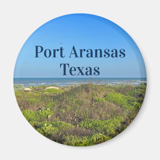Aimant Port Aransas Texas Beach Grass Photographie (Devant)