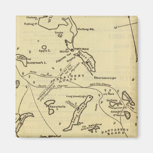 Aimant Port de Boston 2 (Devant)