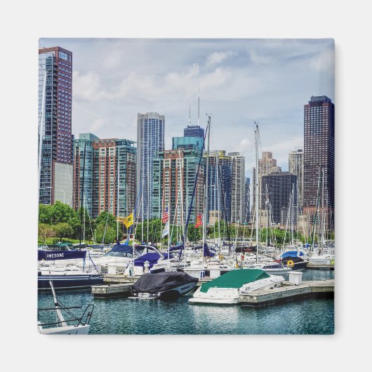 Aimant Port de Chicago (Devant)