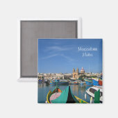 Aimant Port de Marsaxlokk (Recto/Verso)