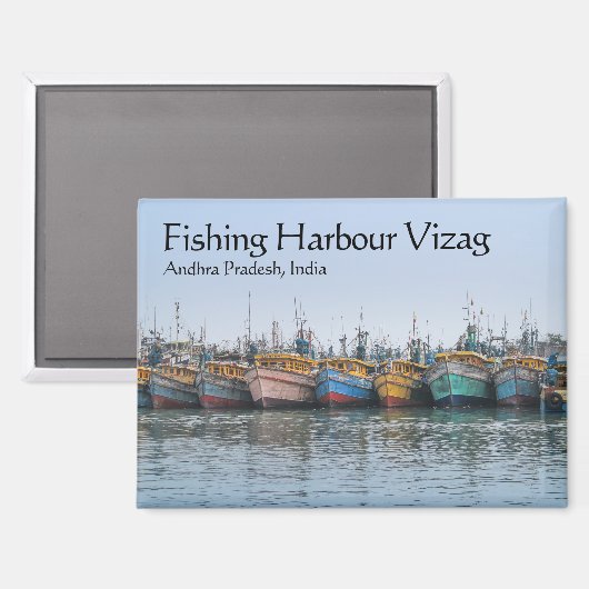 Aimant Port de pêche Vizag (Recto/Verso)
