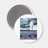 Aimant Port de Philadelphie (Recto/Verso)