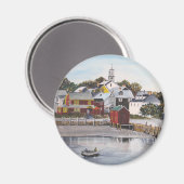 Aimant Port de Portsmouth, New Hampshire (Recto/Verso)