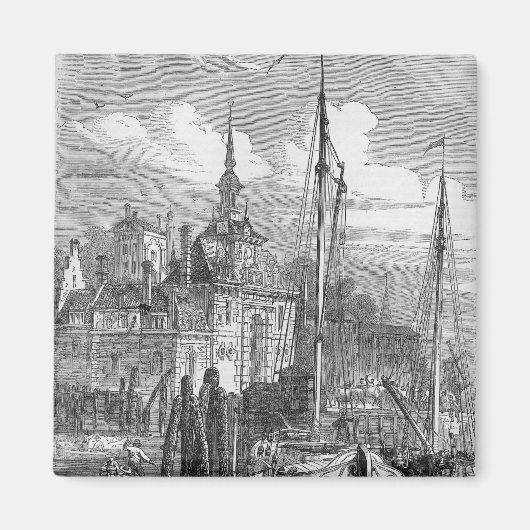 Aimant Port de Rotterdam, Hollande (Devant)