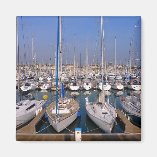 Aimant Port de Saint-Vaast-la-Hougue en France (Devant)